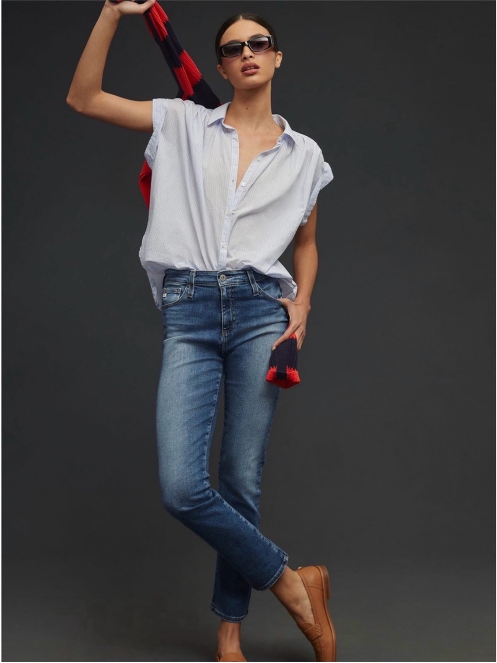 AG Anthropologie The Stevie Jean. Size 28 petite.